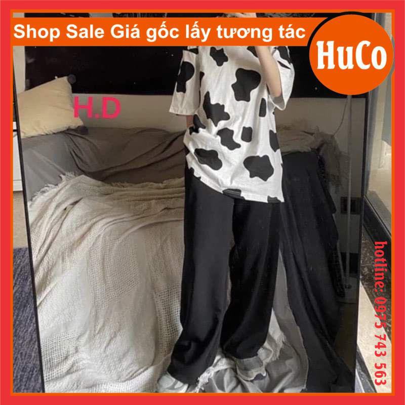 áo phông hè, áo thun bò sữa cực iu tay lỡ chất cotton mềm mát thời trang nam nữ form thụng unisex freesize dưới 70kg