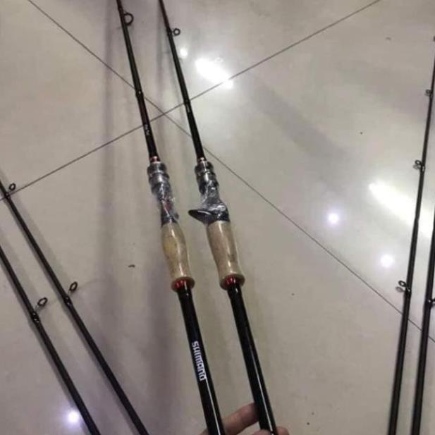 Cần lure Shimano 2 ngọn M + ML cabs gỗ carbon siêu bền đồ câu FISHING_HD