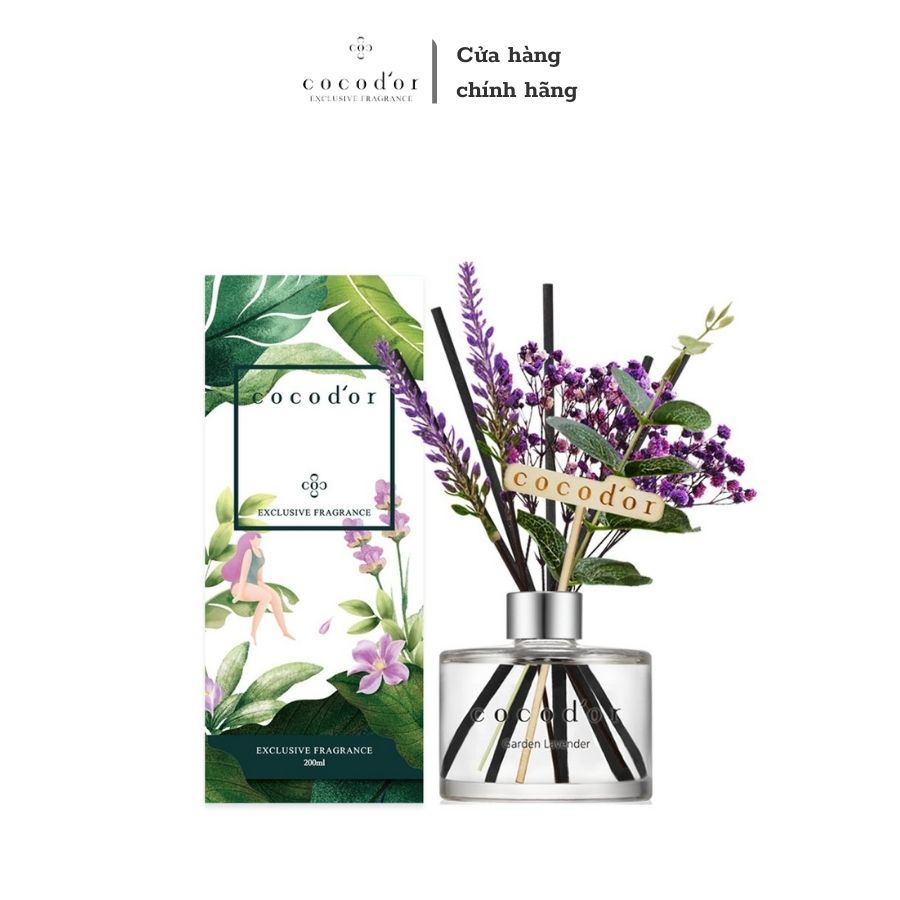 Tinh Dầu Tán Hương Phiên Bản Lavender Cocodor Lavender Diffuser 200ml