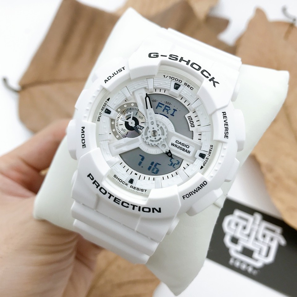 Đồng hồ nam Casio G-SHOCK GA-110 / GA-110MW-7A chống va đập, hàng chính hãng