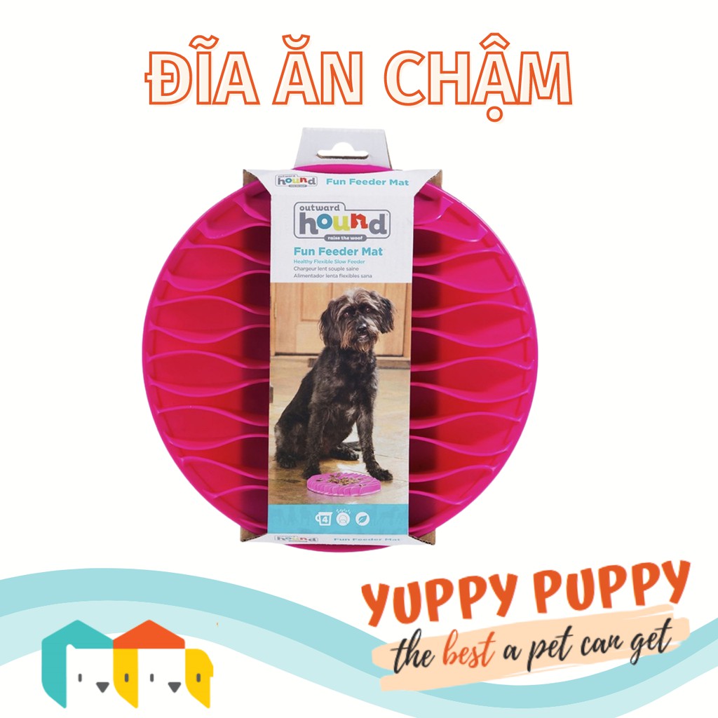 Outward Hound Bát ăn chậm Fun Feeder cho cún