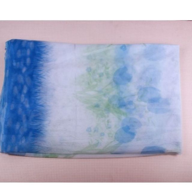 Mùng voan in hoa có cửa