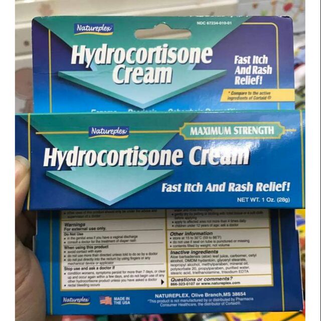 Kem trị dị ứng ngoài da,côn trùng cắn Hydrocortisone cream