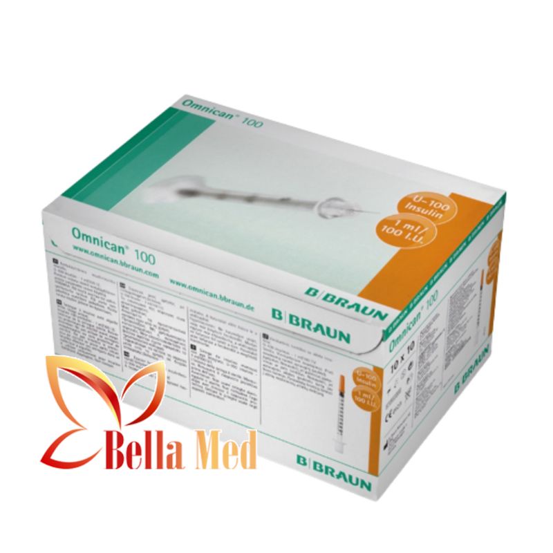 Kim tiêm tiểu đường 1ml BBraun 30G x 1/2" (0.3 x 12mm