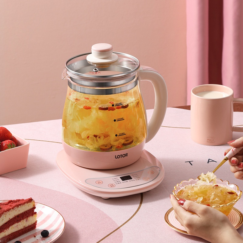 Bình Đun Nấu Trà Hoa Đun Nước Chưng Yến Nấu Chè Đa Năng Văn Phòng Lotor H2 [CMART_GIA DỤNG TIỆN ÍCH]