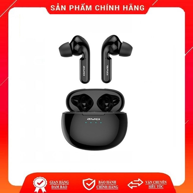 Tai Nghe Nhét Tai Awei T15 Tws Kết Nối Bluetooth 5.0 Chống Thấm Nước