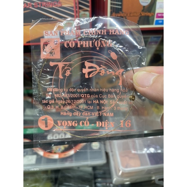 Dây vọng cổ lẻ số 1,2,3 - dây cải lương