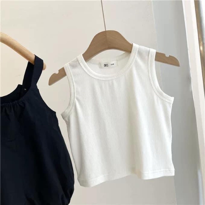 Set áo, quần yếm đen cho bé_