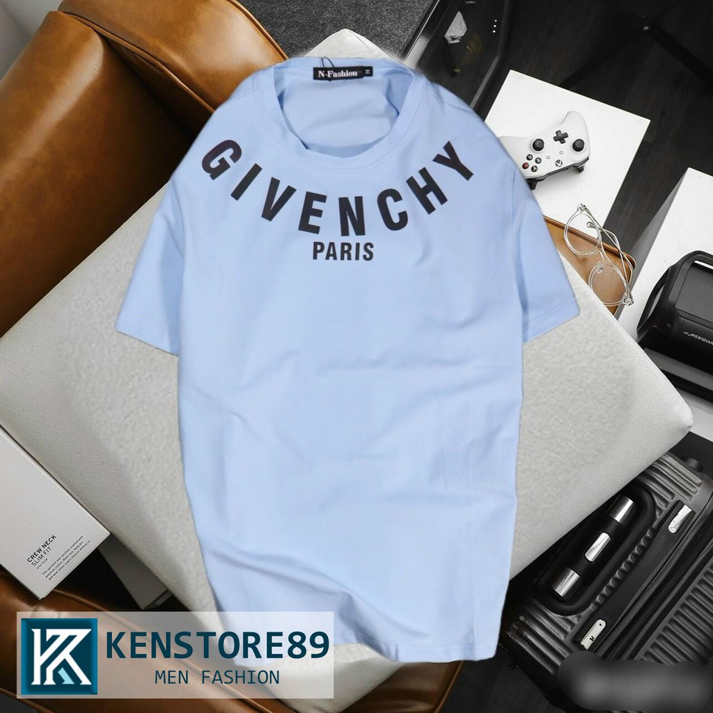 Áo thun nam cổ tròn cotton in phản quang cao cấp KENSTORE89 ATV193