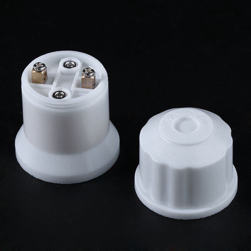 E27 Plastic Hanging Lamp Thread Base Screw Light Bulb Ceramics Socket Holder Flame Retardant Durable