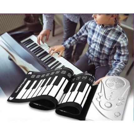 Đàn Piano điện tử cuộn dẻo 49 phím  - có thể mang đi dễ dàng