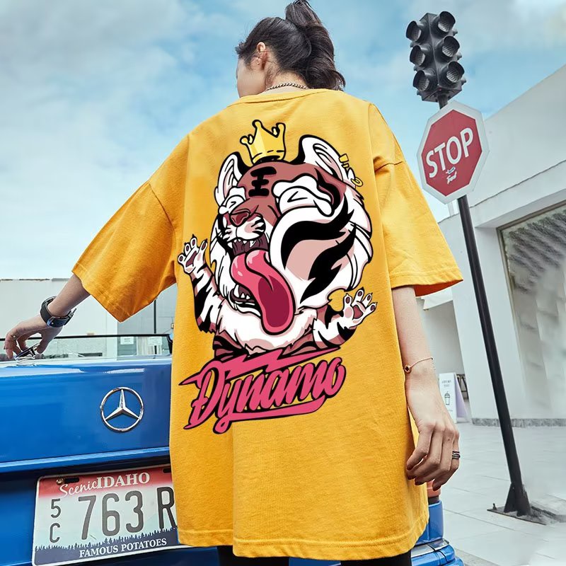 Áo Thun Tay Ngắn Cổ Tròn In Hình Mặt Cười Phong Cách Hip Hop Thời Trang Hàn Quốc Cho Nam