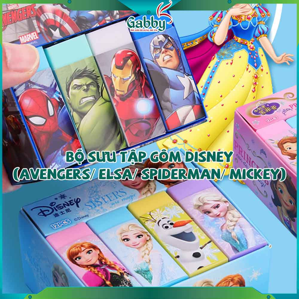 GÔM TẨY BÚT CHÌ DISNEY (AVENGERS/ SPIDERMAN/ ELSA/LOTSO)