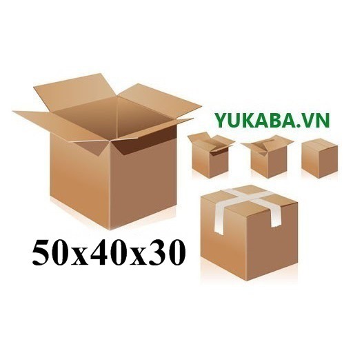 Thùng carton size lớn dọn nhà 50x40x30 (1 thùng)