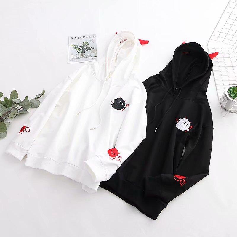 Áo Khoác, Áo Khoác HOODIE Unisex Nam Nữ Con Ma Cute Chất Vải Nỉ Thun Cao Cấp Thời Trang | BigBuy360 - bigbuy360.vn
