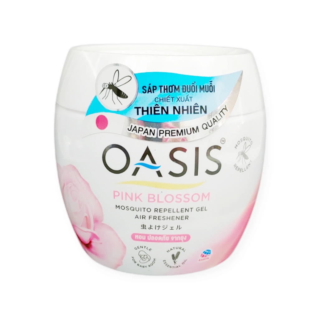 Sáp Thơm Đuổi Muỗi Oasis Chiết Xuất Thiên Nhiên 180g Nhiều Hương Tự Chọn