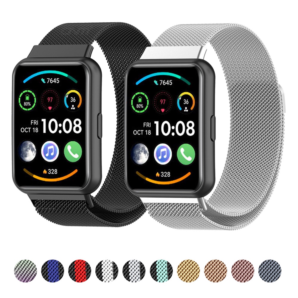 Dây đeo kim loại Tương thích với Huawei Watch Fit2, Dây đeo đồng hồ đeo tay từ tính cho đồng hồ thôn