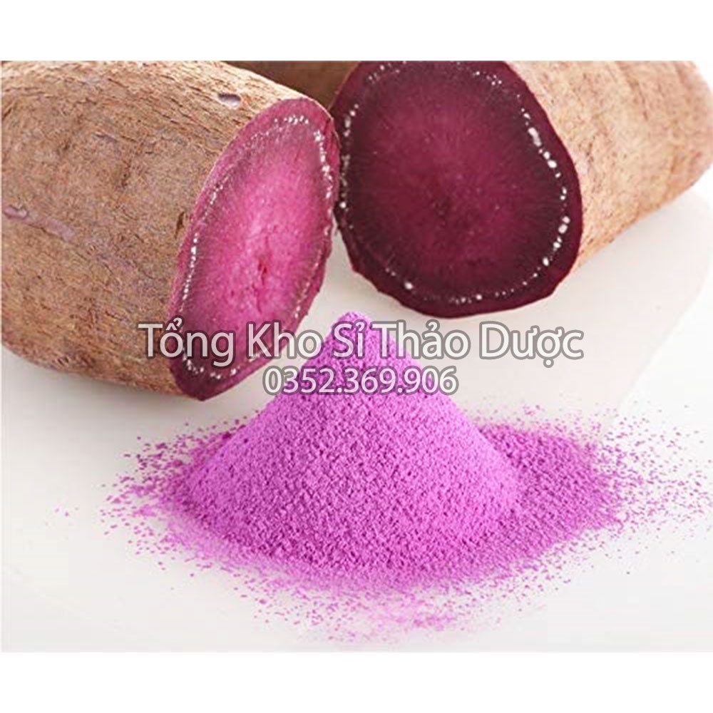 Bột khoai lang tím sấy lạnh 500g (Bột rau củ tạo màu tự nhiên, làm bánh, nấu chè)