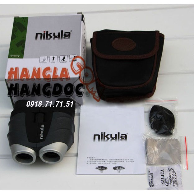 Ống nhòm Nikula 10-30x25 binocular siêu nét, du lịch, phượt siêu tiện lợi