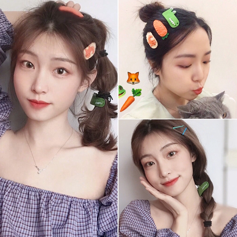 Kẹp Tóc Hình Quả Dâu Tây Dễ Thương Xinh Xắn Dành Cho Bé Gái