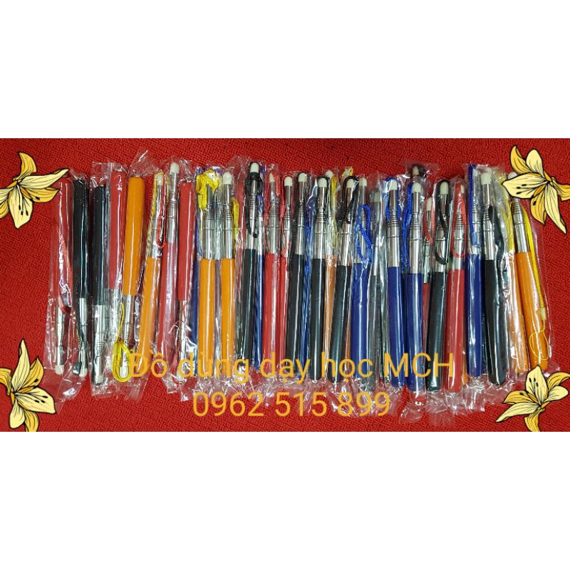 Cây chỉ bảng Inox đầu nỉ kéo dài 100cm