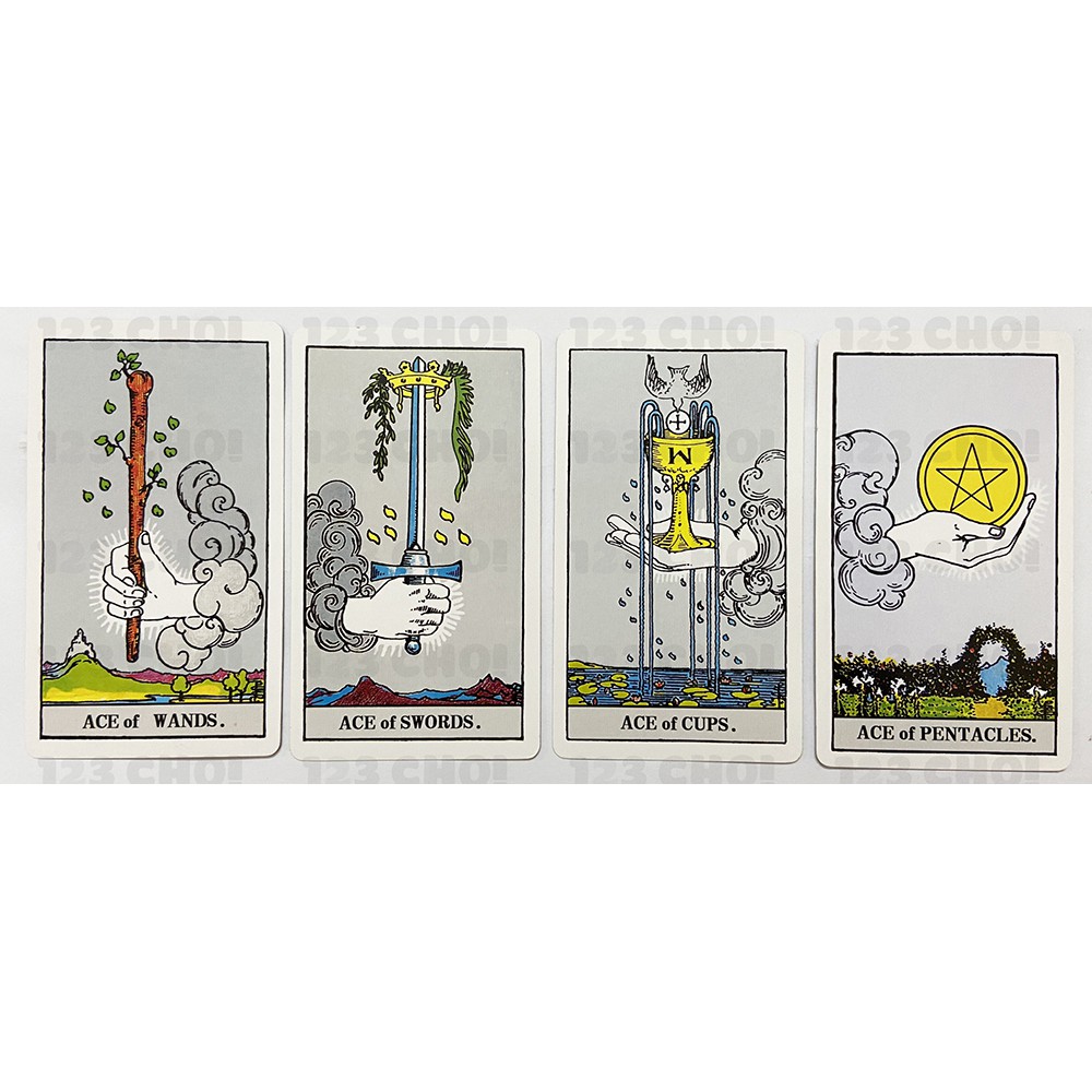 Đồ chơi Bộ bài Tarot giá rẻ phiên bản Rider Waite 78 lá kinh điển, chiêm tinh vận mệnh cuộc đời