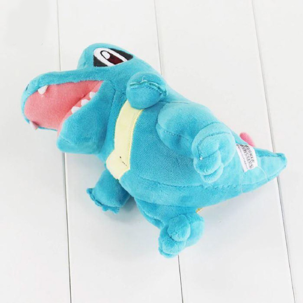 GẤU BÔNG POKEMON CÁ SẤU NƯỚC TOTODILE WANINOKO  HÀNG CHÍNH HÃNG CAO CẤP MỚI 100%