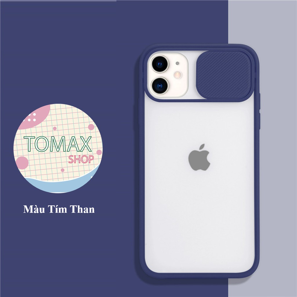 Ốp Iphone Che Camera Trơn Nhiều Màu Các Dòng Iphone 7/7plus/8/8plus/x/xr/xs/11/12/pro/max/plus/promax [Tomax Shop]