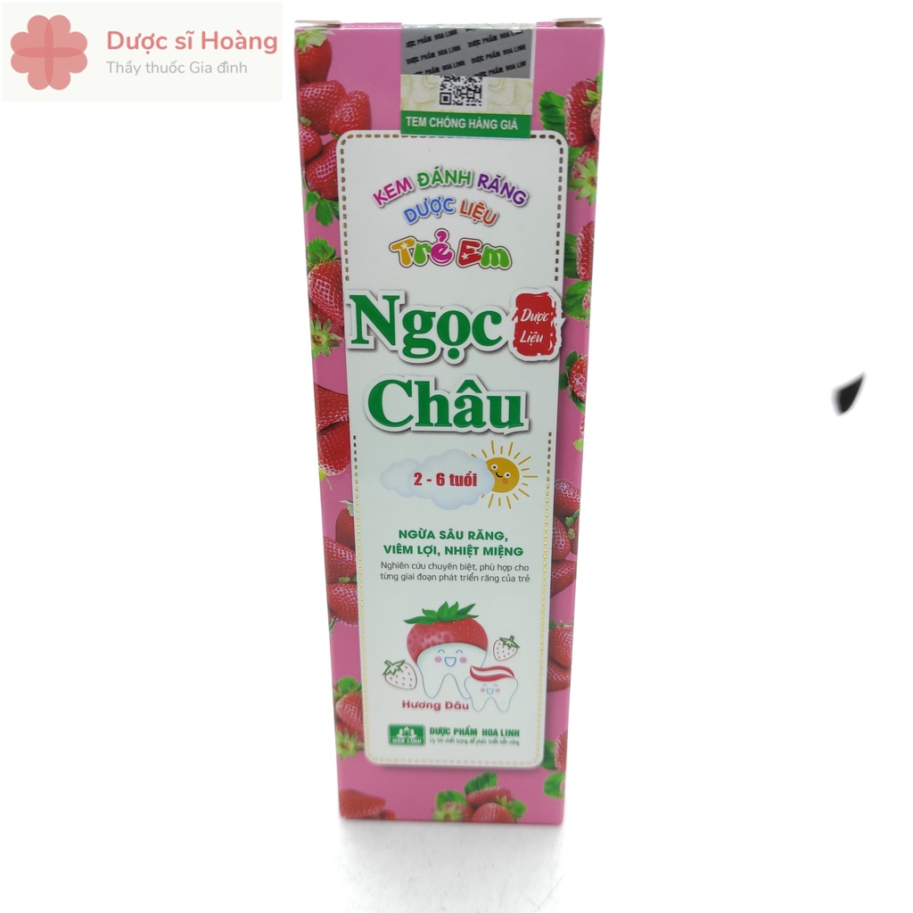Kem Đánh Răng Dược Liệu NGỌC CHÂU - Giúp Bảo Vệ Lợi ,Nướu, Làm Chắc Chân Răng, Ngăn Ngừa Nhiệt Miệng