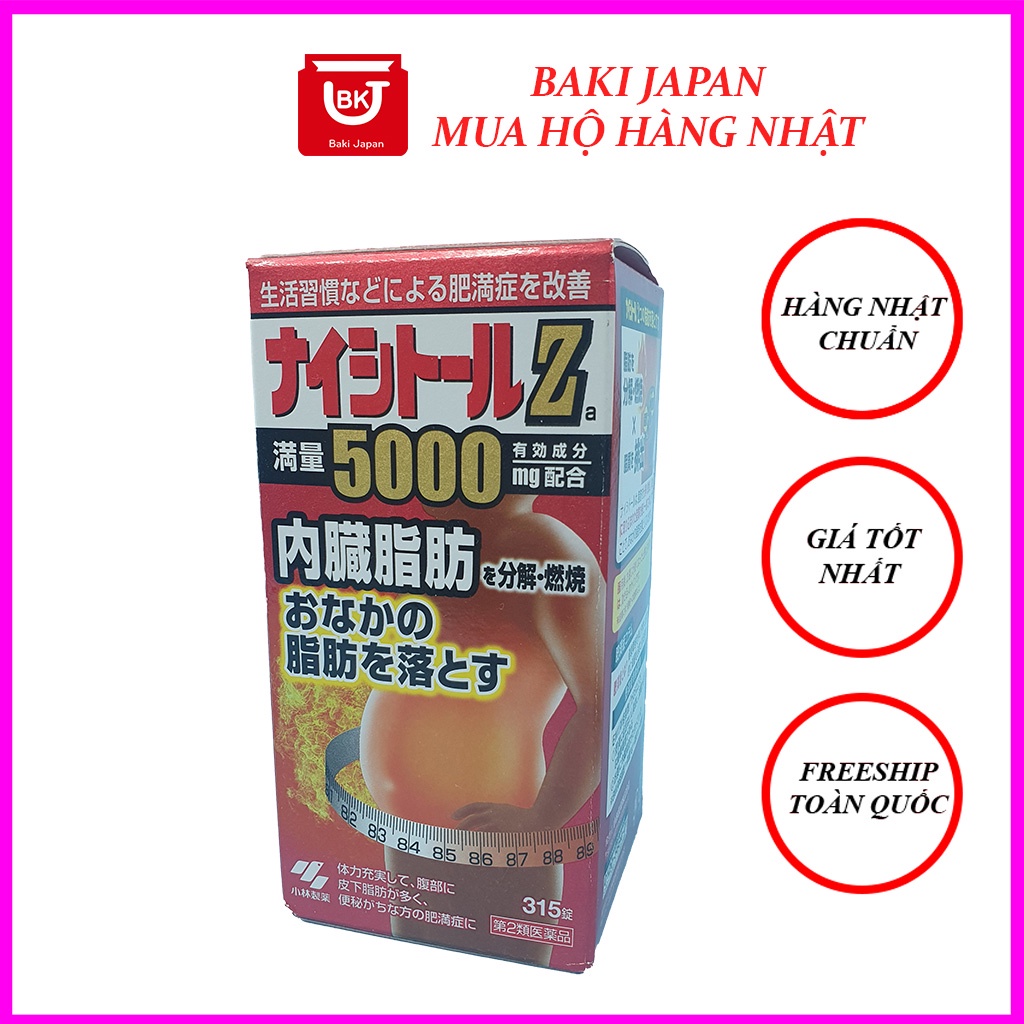 Viên uống giảm mỡ bụng hiệu quả Kobayashi Z5000 Nhật bản 420 viên