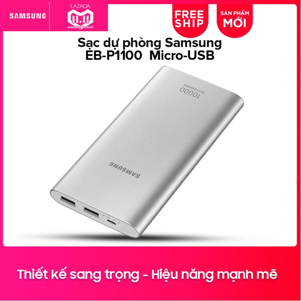 (CHUYÊN SỈ) SẠC DỰ PHÒNG SAMSUNG EB-P1100 - 10.000MAH FULLBOX (GIÁ RẺ)