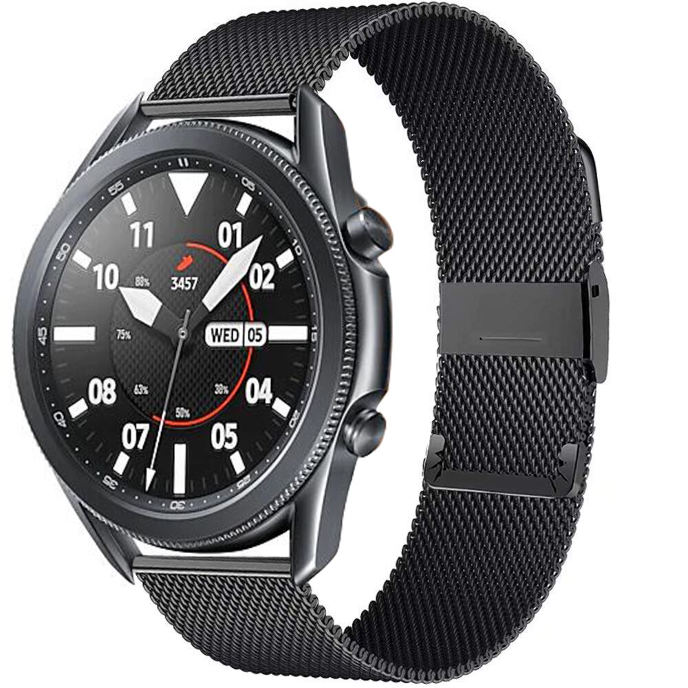 Dây Đeo Inox Milanese 22mm 20mm Cho Đồng Hồ Thông Minh Samsung Galaxy Watch 3 45mm 41mm