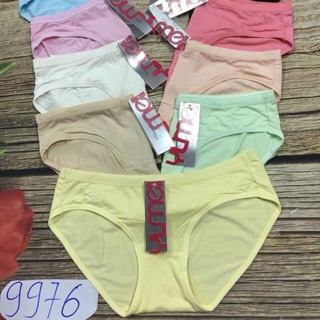 combo 10 quần lót cotton lạnh cho nàng từ 50-68kg