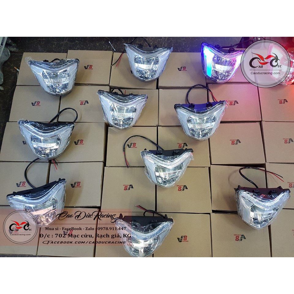 Chóa 2 tầng Audi V8 Exciter 150 - V8Racing chính hãng lắp như zin