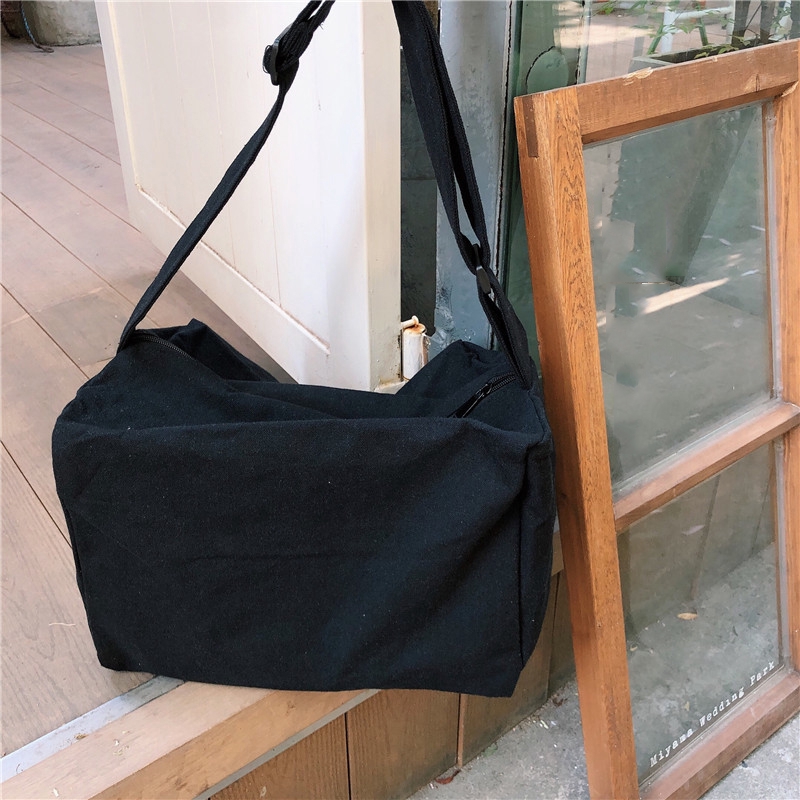 Túi vải bố canvas tote đựng đồ quần áo đeo vai thời trang nhỏ giá rẻ LOT STORE TX718