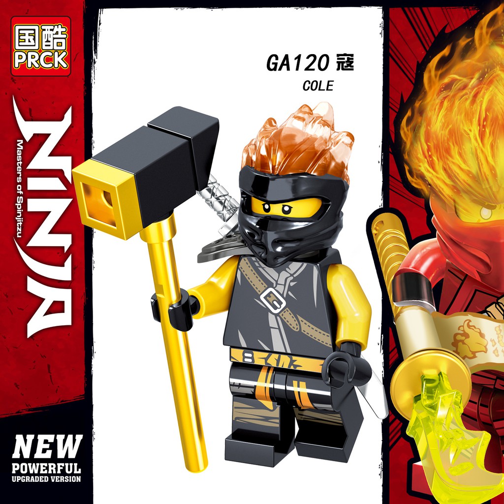 Minifigures Ninjago Các Nhân Vật Jay Jane Kai Lloyd Nya Cole Phiên Bản Mới Nhất GA115 GA116 GA117