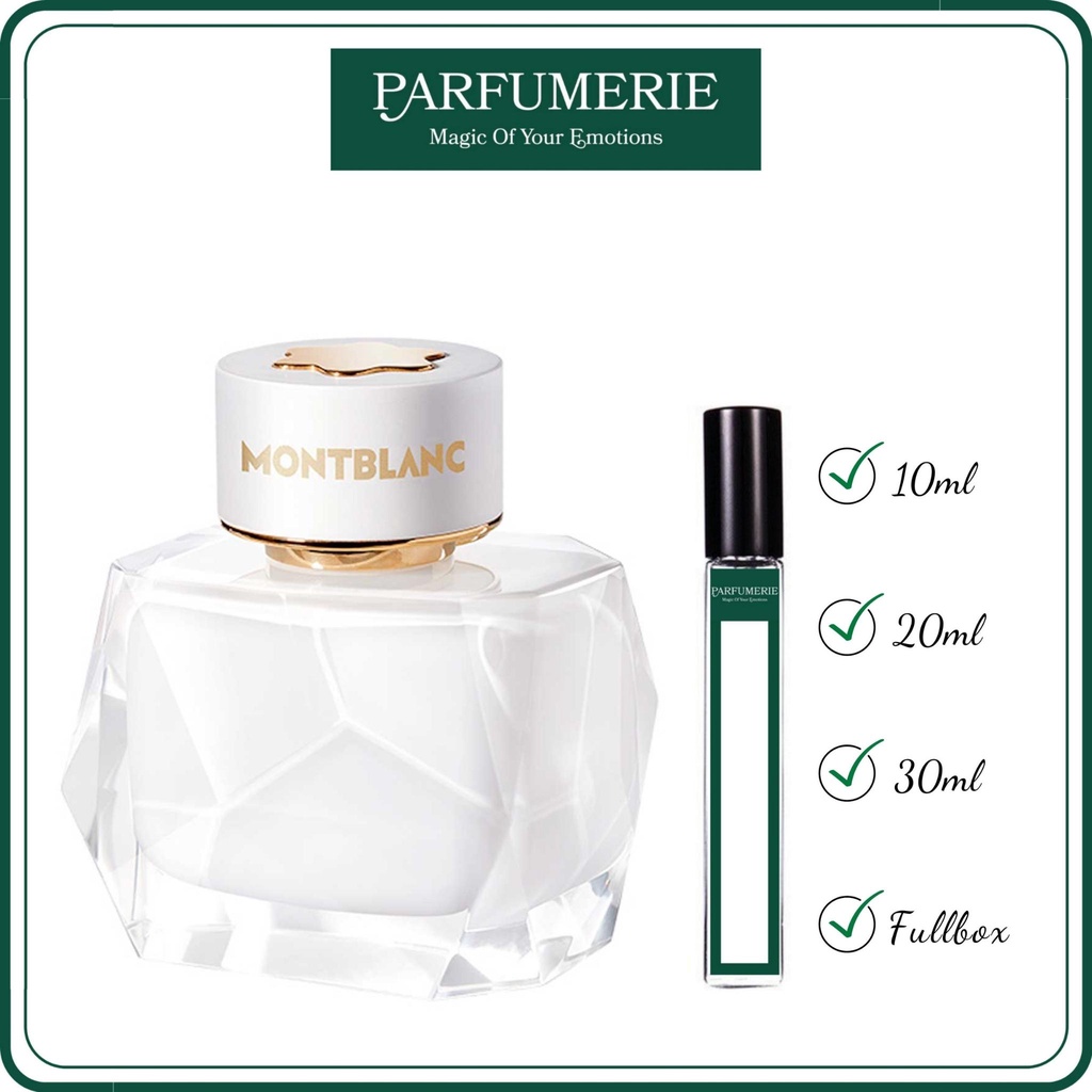 Nước hoa nữ Mont Blanc Signature nữ tính, nhẹ nhàng đầy quyến rũ _ 𝐓𝐡𝐮̛̉ 𝐦𝐮̀𝐢 10ml/20ml/30ml