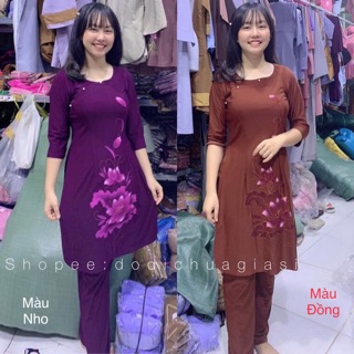 Đồ Lam Đi Chùa # Cách Tân Sẫm Sen