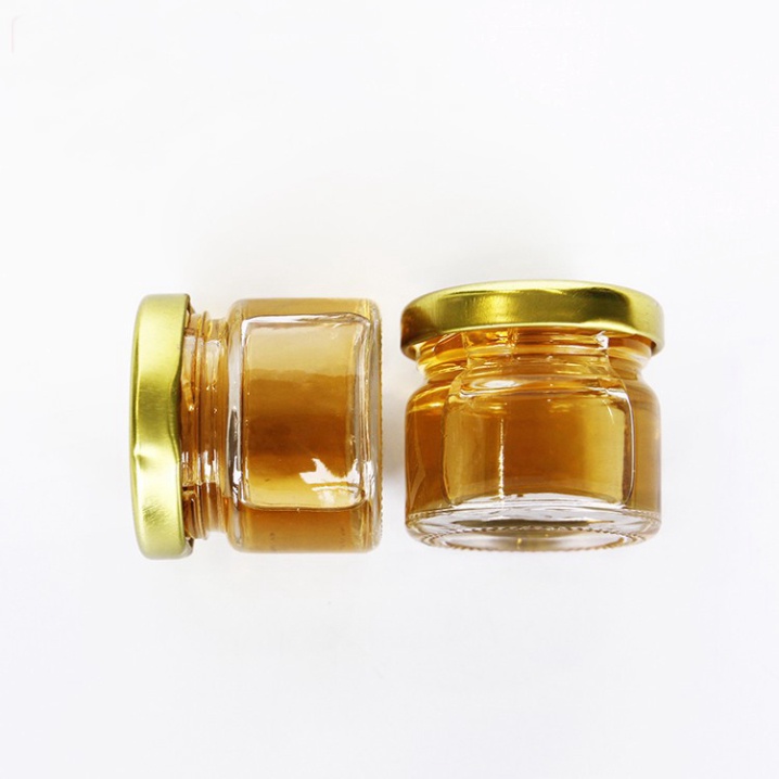 Hũ Thuỷ Tinh Tròn Nắp Thiếc 30ml | Đựng Mật Ong , Mứt Trái Cây