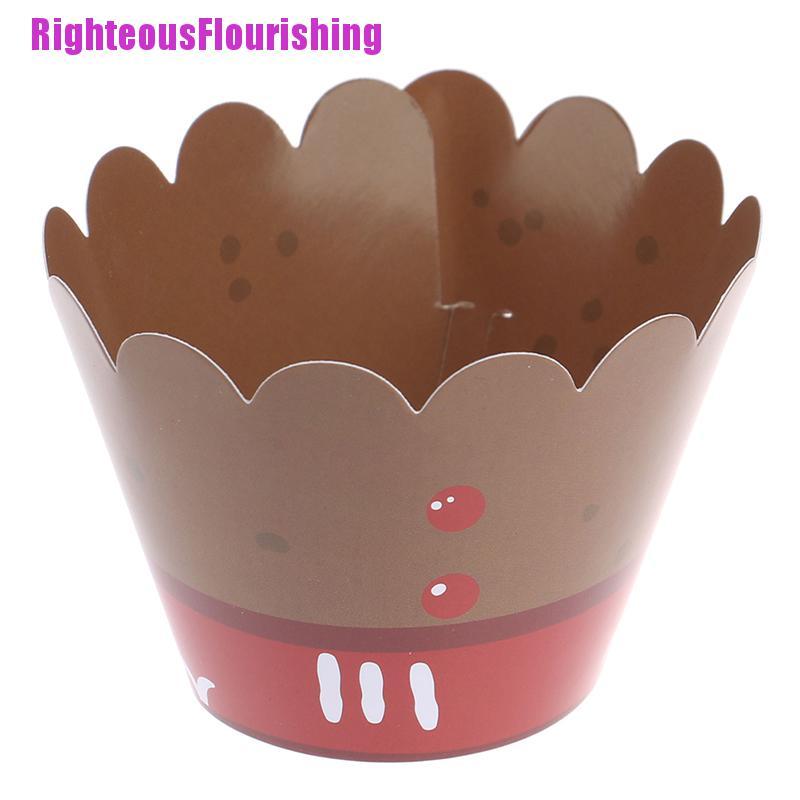 Set 24 Đế Giấy Gói Bánh Cupcake + 12 Tờ Giấy Trang Trí Bánh Cupcake