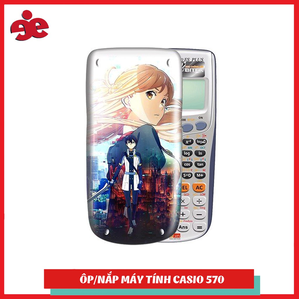 Ốp máy tính Casio/Nắp máy tính Casio nhân vật hoạt hình Sword Art Online 026