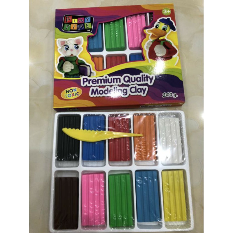 Đất nặn thái 6 màu và 10 màu