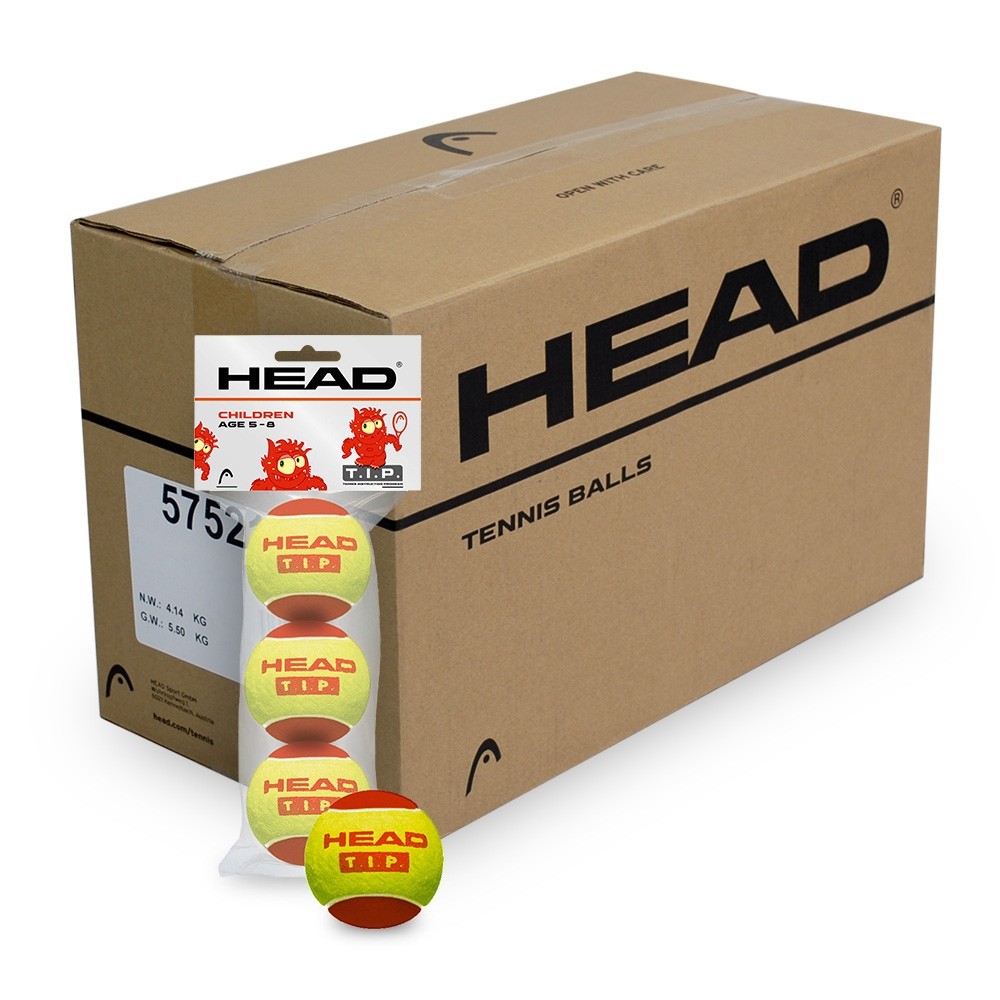 Bóng tennis trẻ em HEAD T.I.P Red 5-8 tuổi