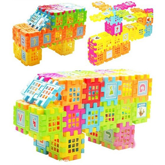 Bộ xếp hình vuông diệu kỳ cho bé