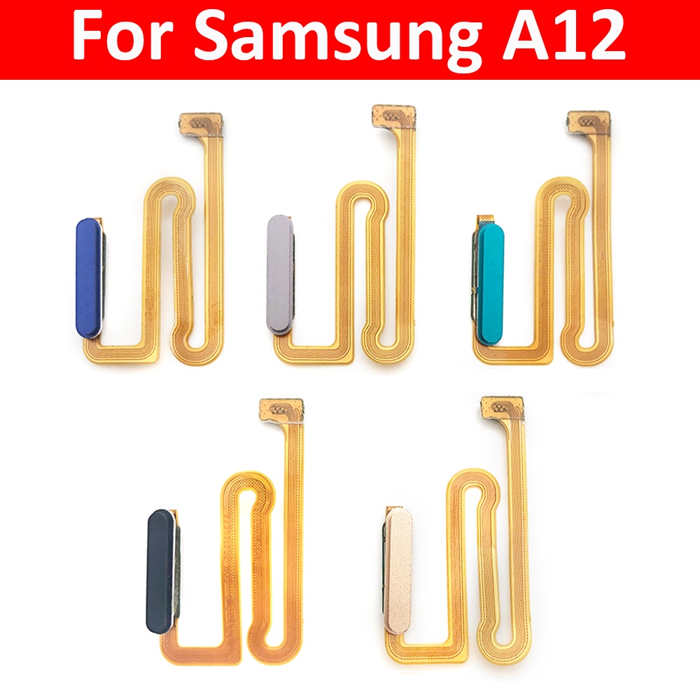 Mới Linh Kiện Nút Home Cảm Biến Vân Tay Cho Điện Thoại Samsung Galaxy A12 A125 A125F