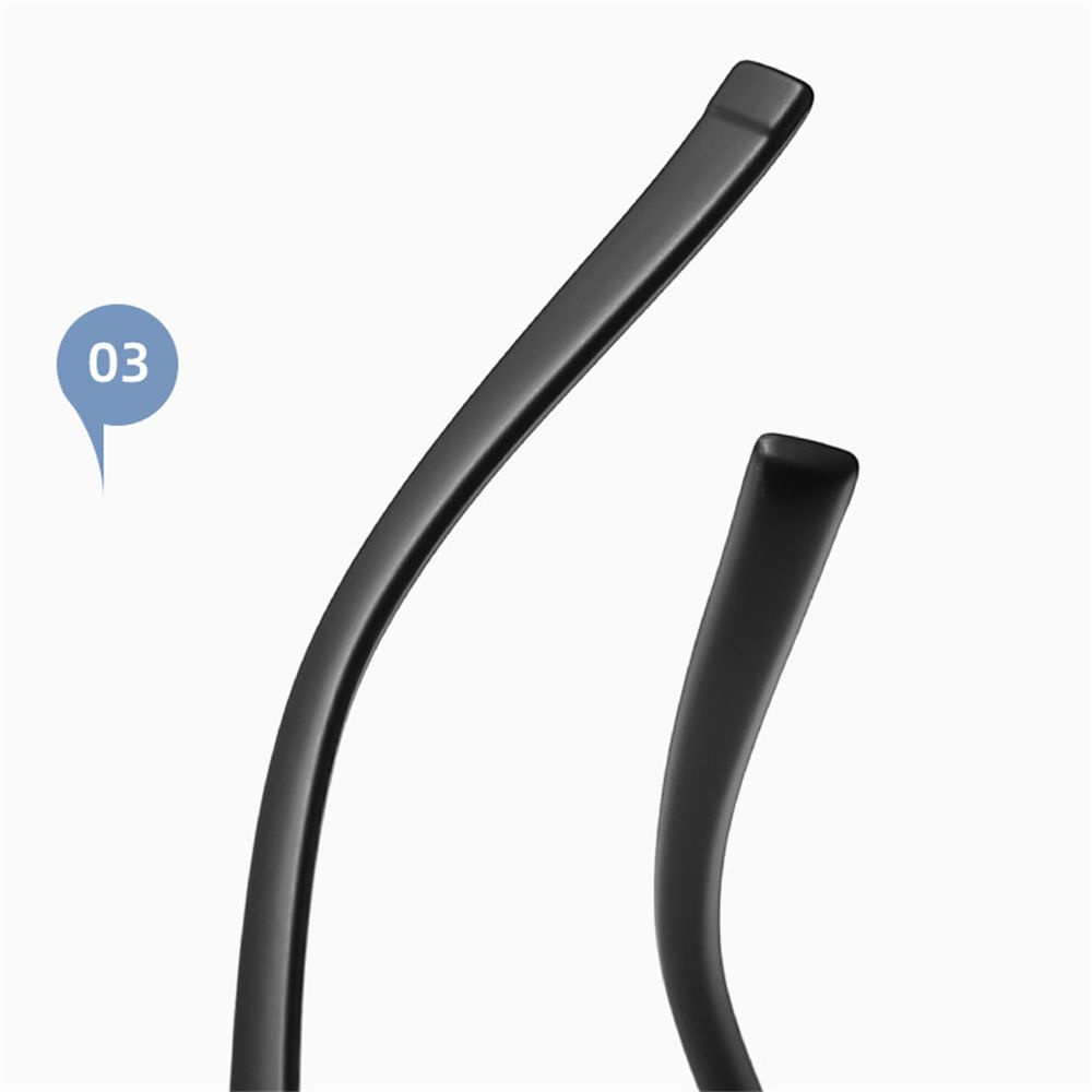 Mắt Kính Đọc Sách Nửa Gọng Kim Loại Nhẹ Chống Ánh Sáng Xanh Hình Chữ Nhật Có Nhiều Màu Sắc Cho Nam Và Nữ