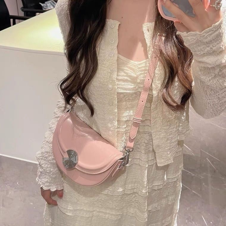 Túi Xách Đeo Vai Phối Dây Xích Phong Cách Thời Trang Hàn Quốc 2022 Dành Cho Nữ