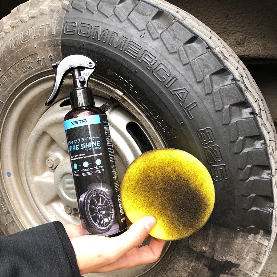 Dung dịch tẩy rửa bóng lốp XETA đa năng, làm sạch, dưỡng đen bóng và bảo dưỡng bề mặt lốp xe