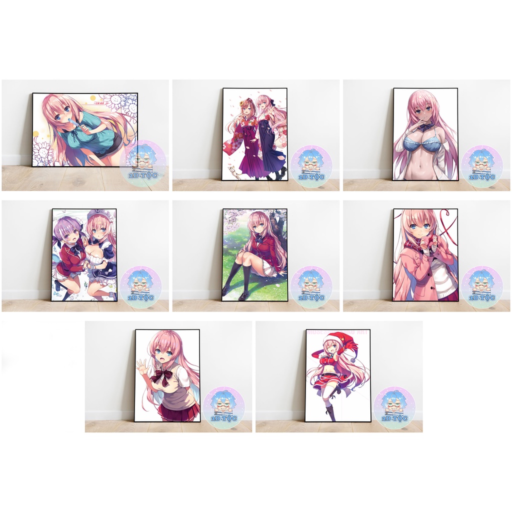 TRANH POSTER A3 ICHINOSE HONAMI ANIME MANGA CHÀO MỪNG ĐẾN LỚP HỌC ĐỀ CAO THỰC LỰC CHẤT LIỆU GIẤY CAO CẤP - 2D TỘC SHOP
