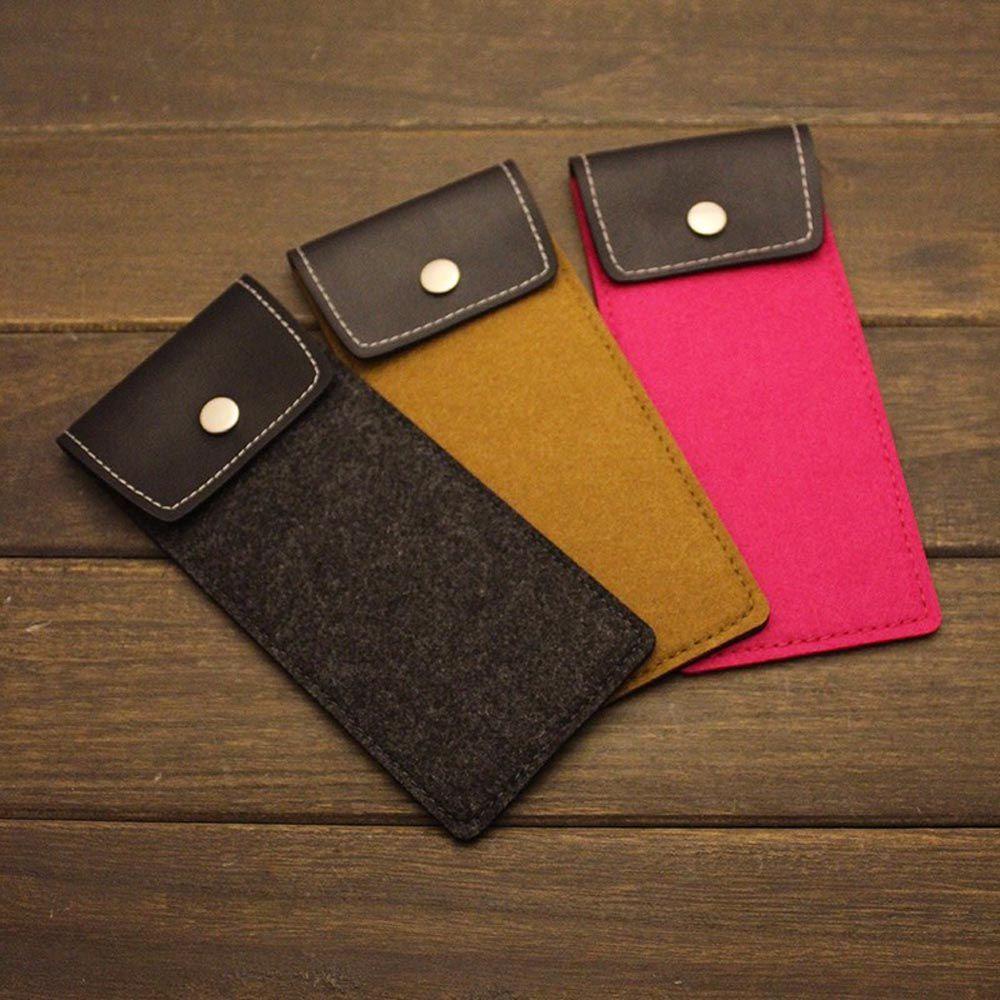 Túi Đựng Mắt Kính Bằng Vải Nỉ Chống Nước Thời Trang Unisex